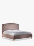 John Lewis Rouen Upholstered Bed Frame, Super King Size, Deep Velvet Heather