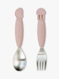 Done by Deer Yummy Plus Sea Friends Baby Weaning Spoon & Fork Set, Pack of 2