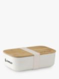 Treat Republic Personalised Bamboo Lunch Box, White