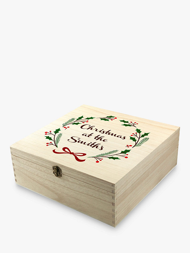 Treat Republic Personalised Jolly Holly Christmas Eve Box