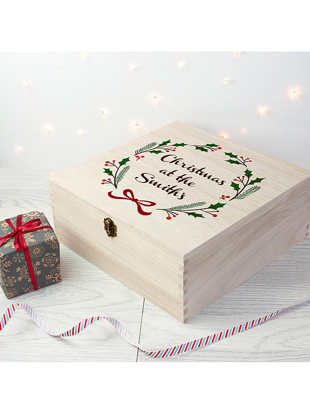 Treat Republic Personalised Jolly Holly Christmas Eve Box