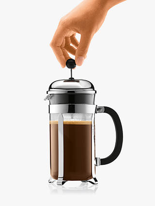 BODUM Chambord 8 Cup Caffetteria Coffee Maker, 1L, Silver