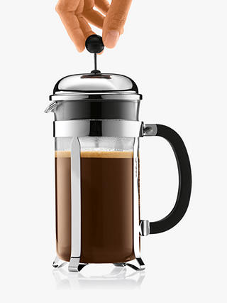 BODUM Chambord 3 Cup Caffetteria Coffee Maker, 350ml, Silver