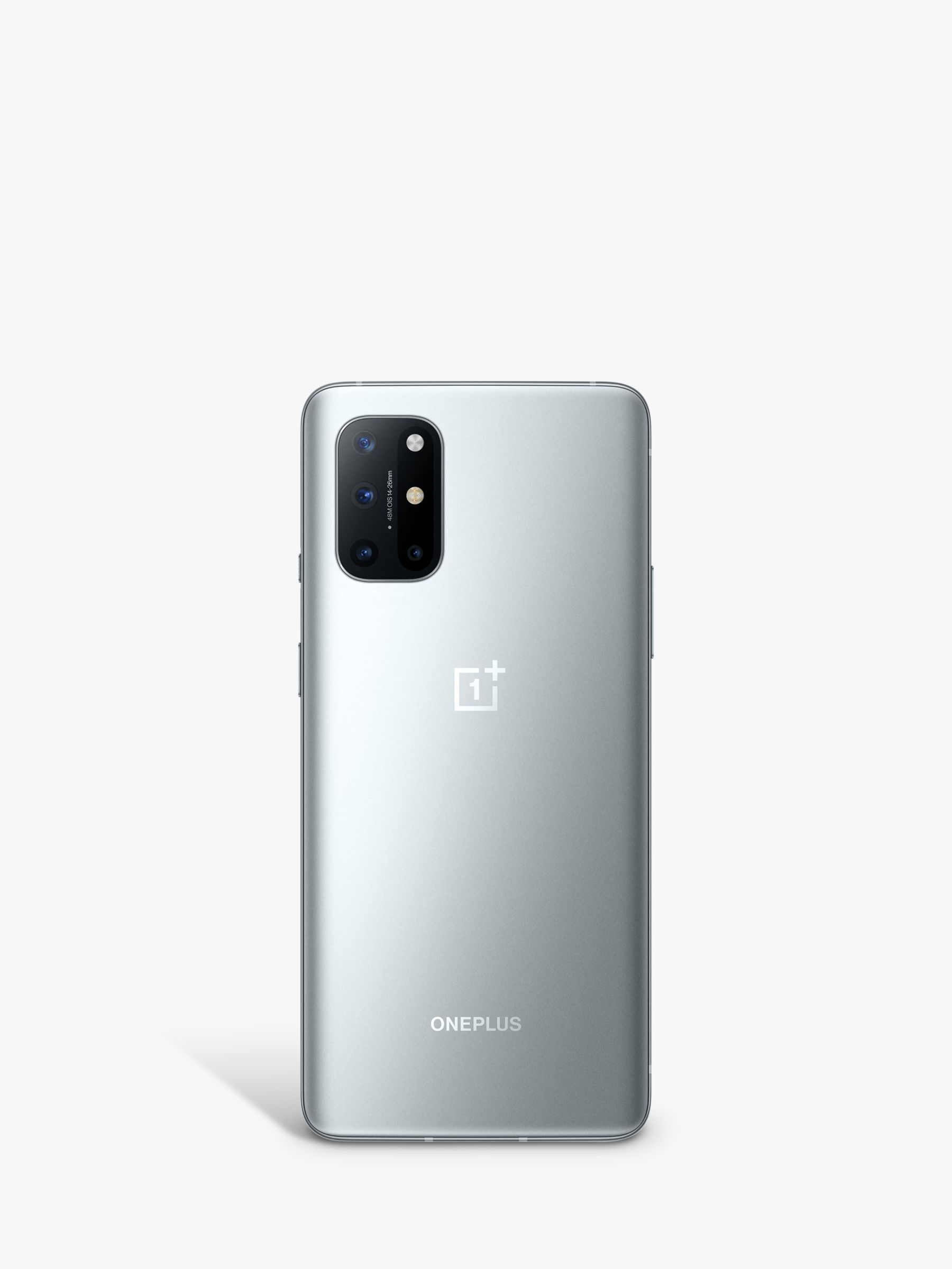 Oneplus 8t Smartphone Android 8gb Ram 6 55 5g Sim Free 128gb Lunar Silver At John Lewis Partners