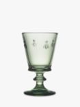 La Rochère Abeille Bee Stemmed Wine Glass, Set of 6, 240ml, Provence Green