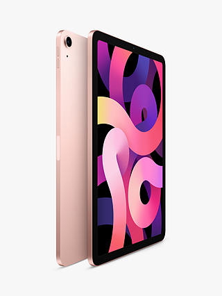 2020 Apple iPad Air 10.9", A14 Bionic Processor, iOS, Wi-Fi, 64GB, Rose Gold