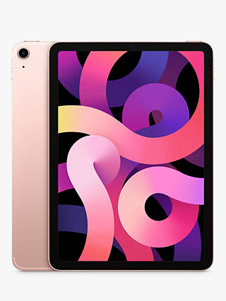 2020 Apple iPad Air 10.9", A14 Bionic Processor, iOS, Wi-Fi & Cellular, 256GB, Rose Gold