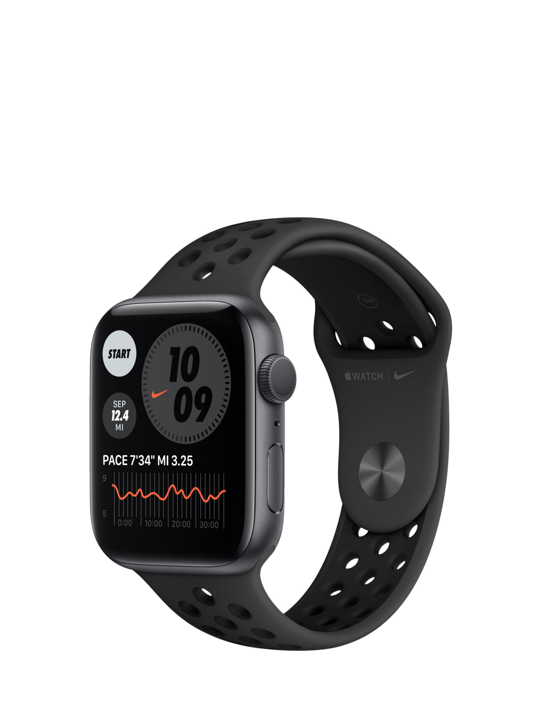 Apple Watch Nike Series 6 GPS, 44mm Space Grey Aluminium Case with