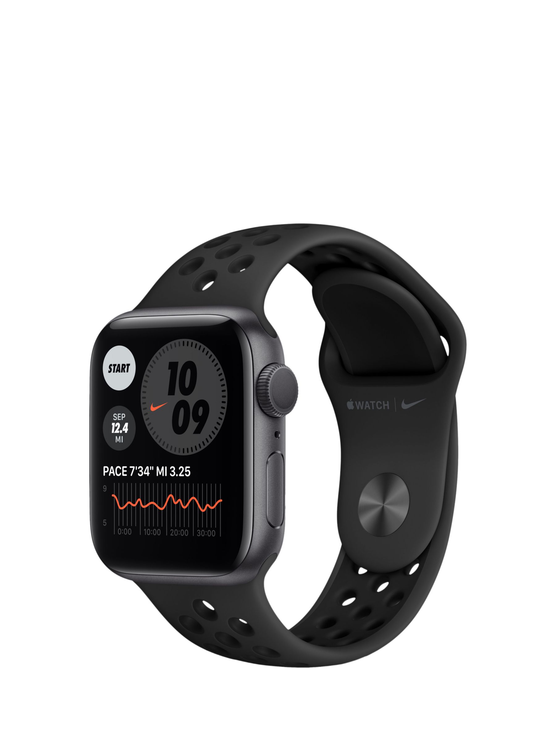 Üniversite Oda Tembellik  Apple Watch Nike Series 6 GPS, 40mm Space Grey Aluminium Case with  Anthracite/Black Nike Sport Band - Regular