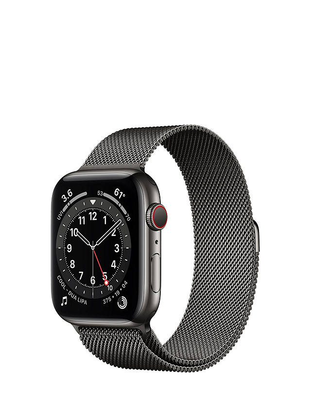 Apple Watch Series 6 GPS + Cellular, 44mm Graphite Stainless