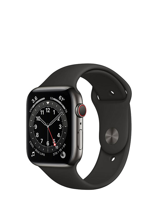 Apple Watch Series 6 GPS + Cellular, 44mm Graphite Stainless