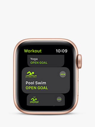 Apple Watch SE GPS + Cellular, 40mm Gold Aluminium Case with Plum Sport Loop