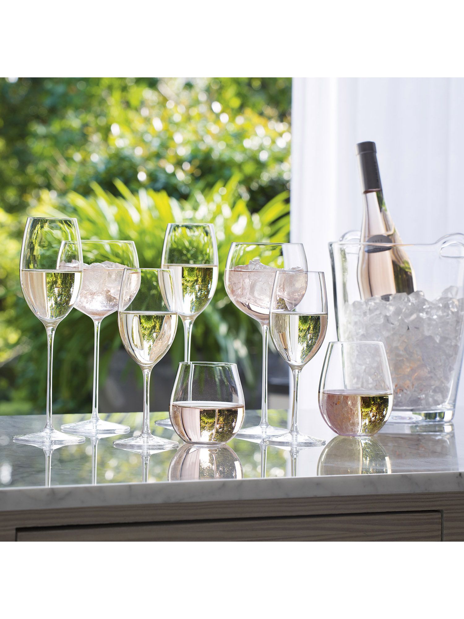 Lsa International Bar Collection White Wine Glasses 340ml Set Of 6 Clear At John Lewis And Partners 2268