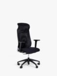 John Lewis Whalefin Office Chair, Black