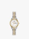 Citizen EW3154-90A Women's Expansion Eco-Drive Day Date Bracelet Strap Watch, Silver/Gold