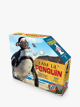 Madd Capp I am Lil' Penguin Animal-Shaped Jigsaw Puzzle, 100 Pieces