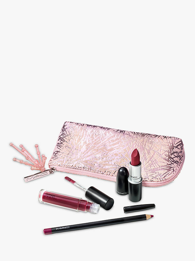 MAC Firewerk It Lip Makeup Gift Set, Berry 2