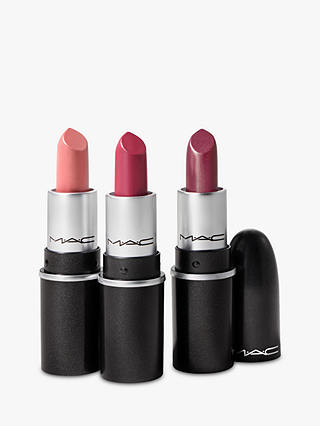 MAC Fireworked Like A Charm Mini Lipstick Makeup Gift Set, Pink 4