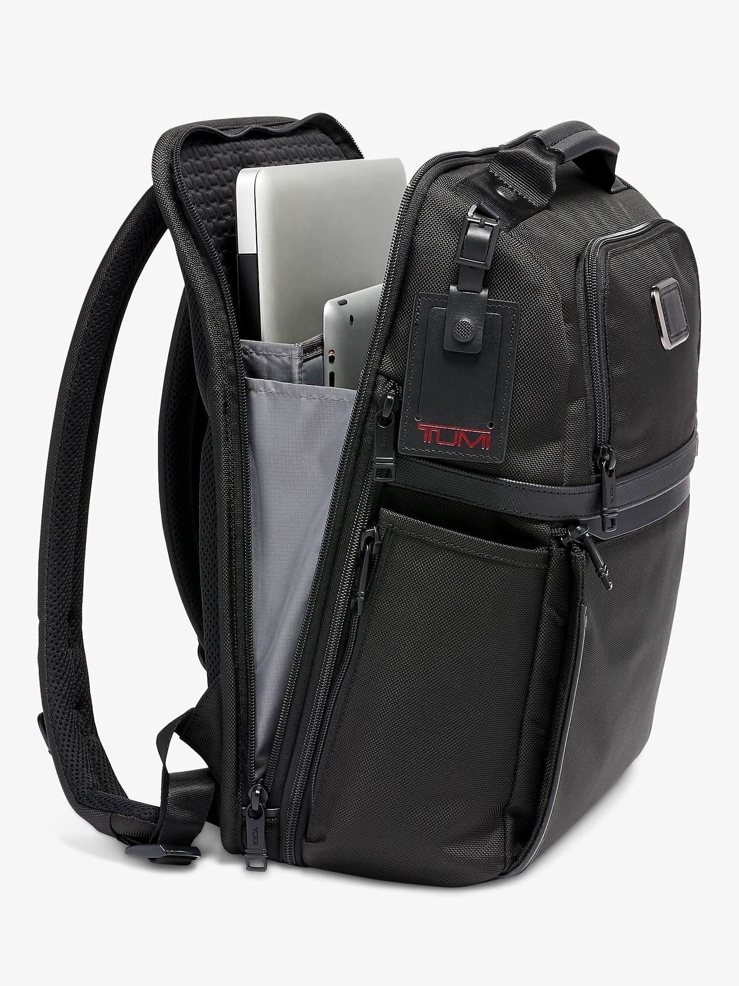 Buy TUMI Alpha 3 Slim Solutions Brief Pack Backpack, Black Online at johnlewis.com