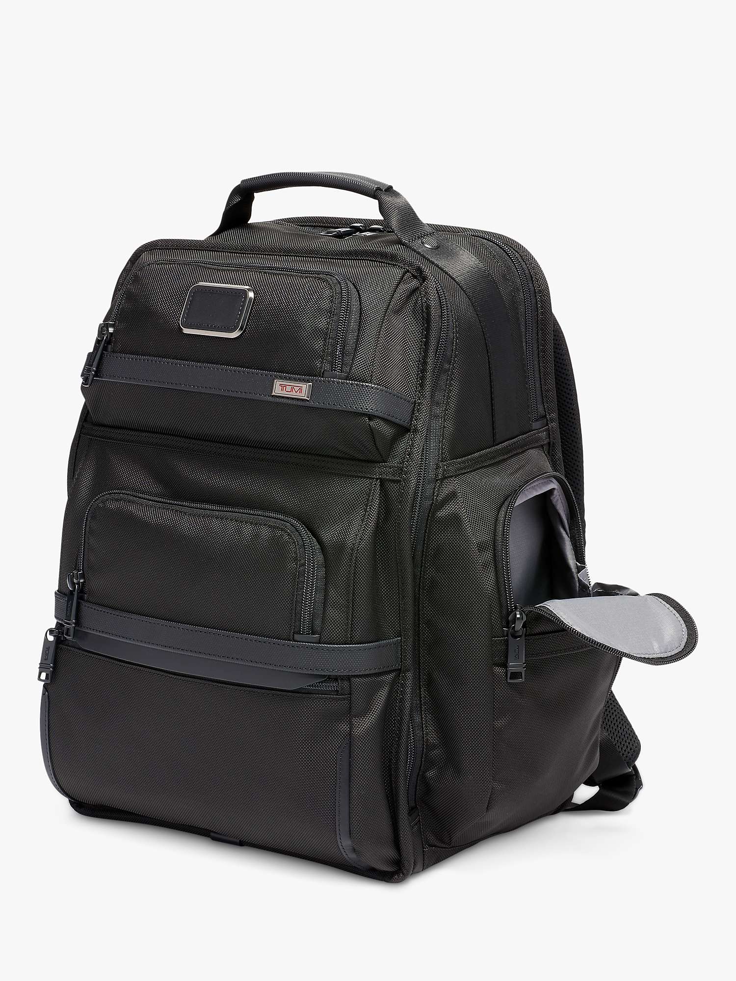 Buy TUMI Alpha 3 Brief Pack Backpack, Black Online at johnlewis.com