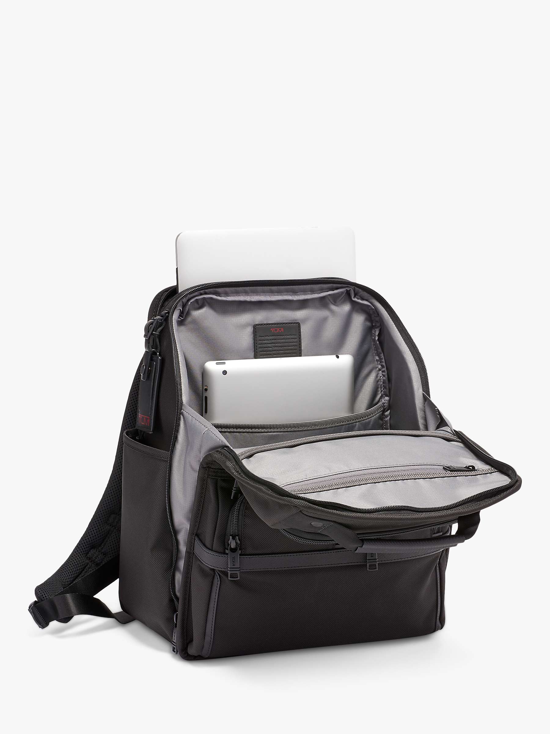 Buy TUMI Alpha 3 Compact Laptop Brief Pack Backpack, Black Online at johnlewis.com