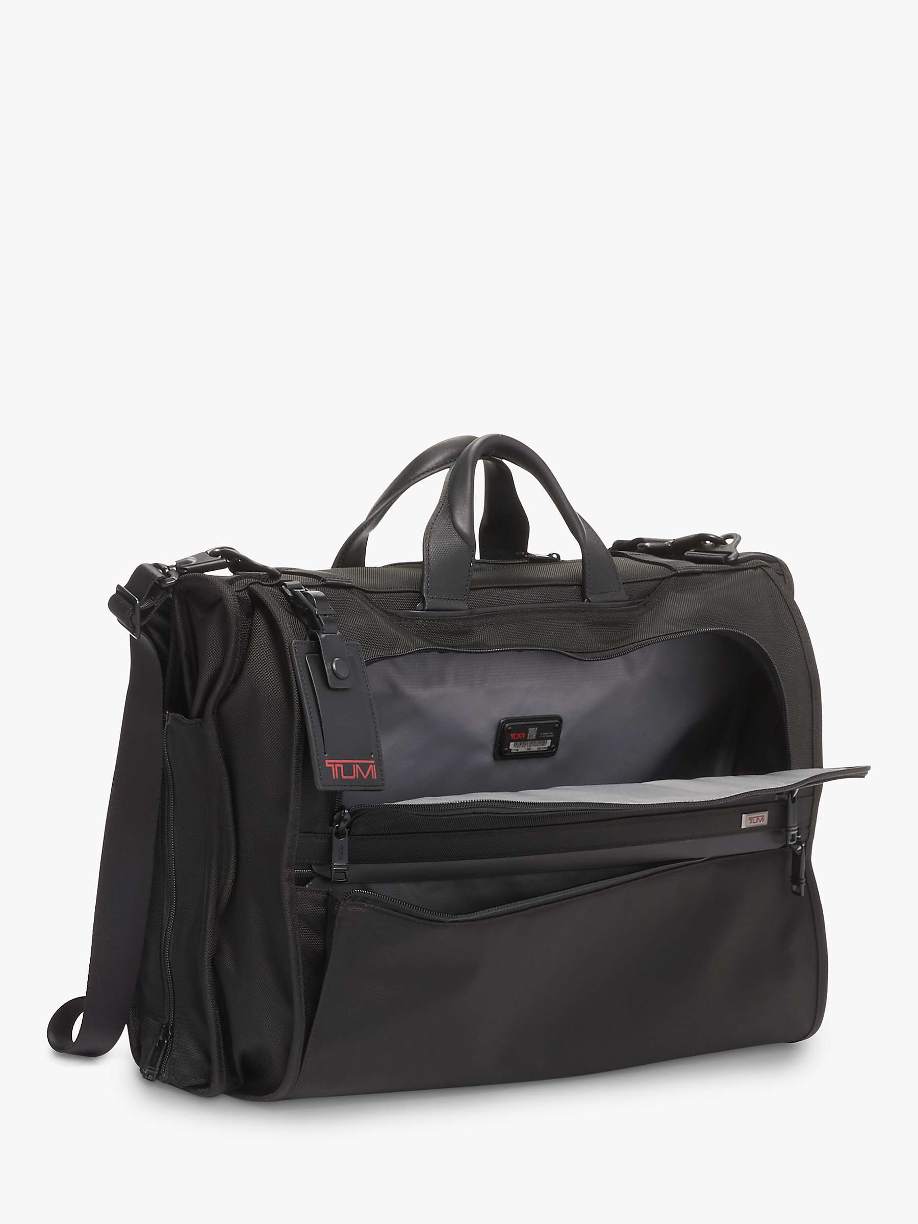 Buy TUMI Alpha 3 Garment Bag Tri-Fold Carry-On Briefcase, Black Online at johnlewis.com
