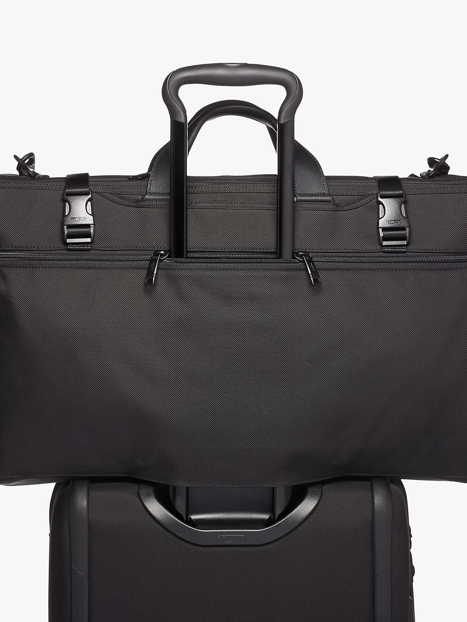 Buy TUMI Alpha 3 Garment Bag Tri-Fold Carry-On Briefcase, Black Online at johnlewis.com