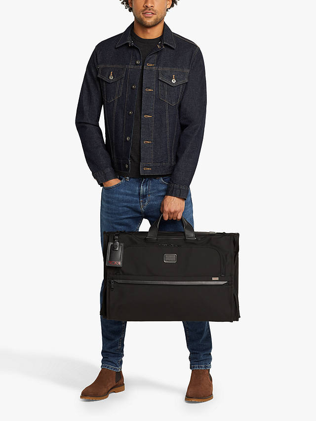 TUMI Alpha 3 Garment Bag Tri-Fold Carry-On Briefcase, Black
