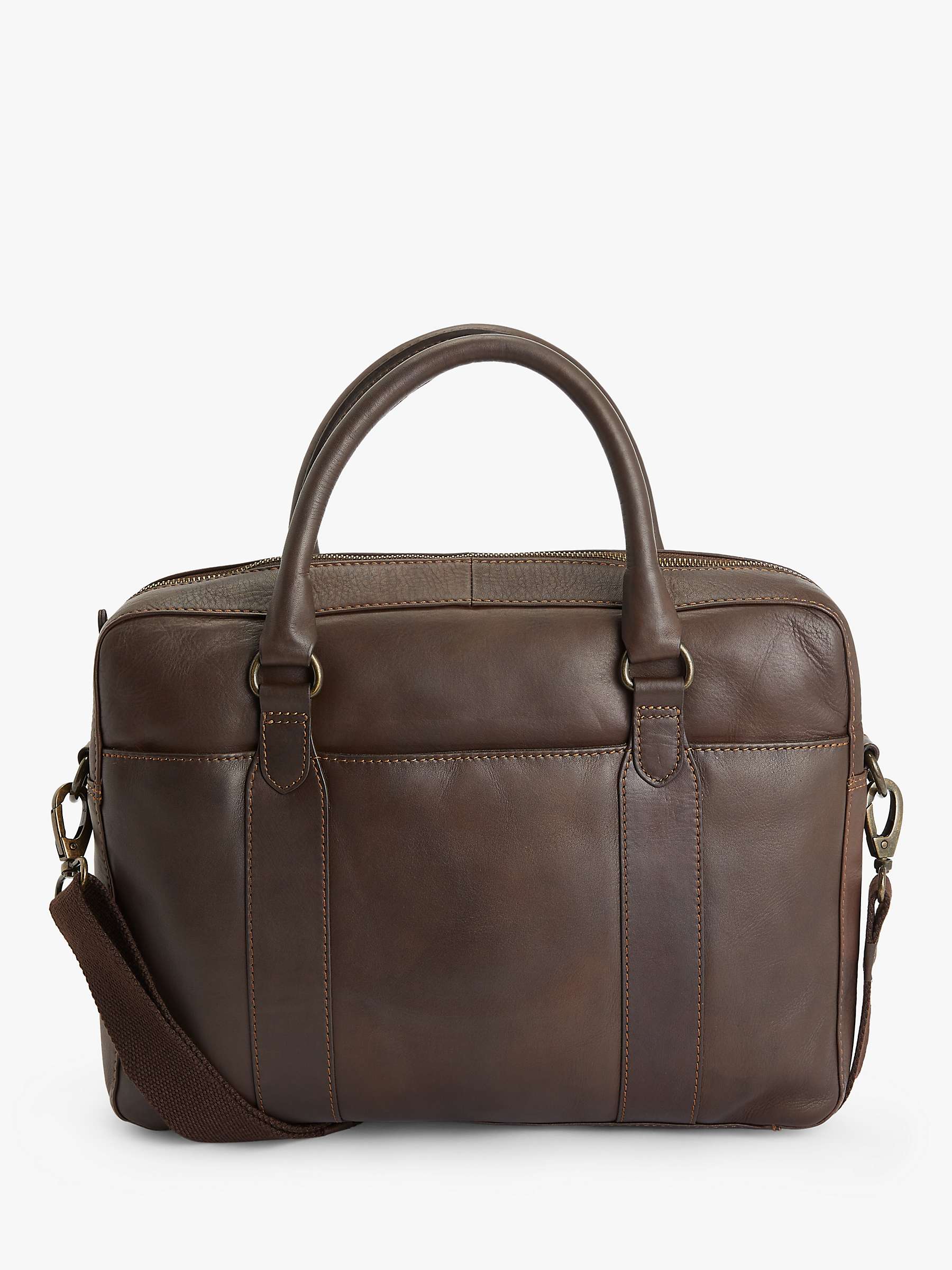 Buy John Lewis Edinburgh Leather Briefcase Online at johnlewis.com