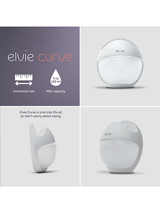 Elvie Curve Manual Silicone Breast Pump