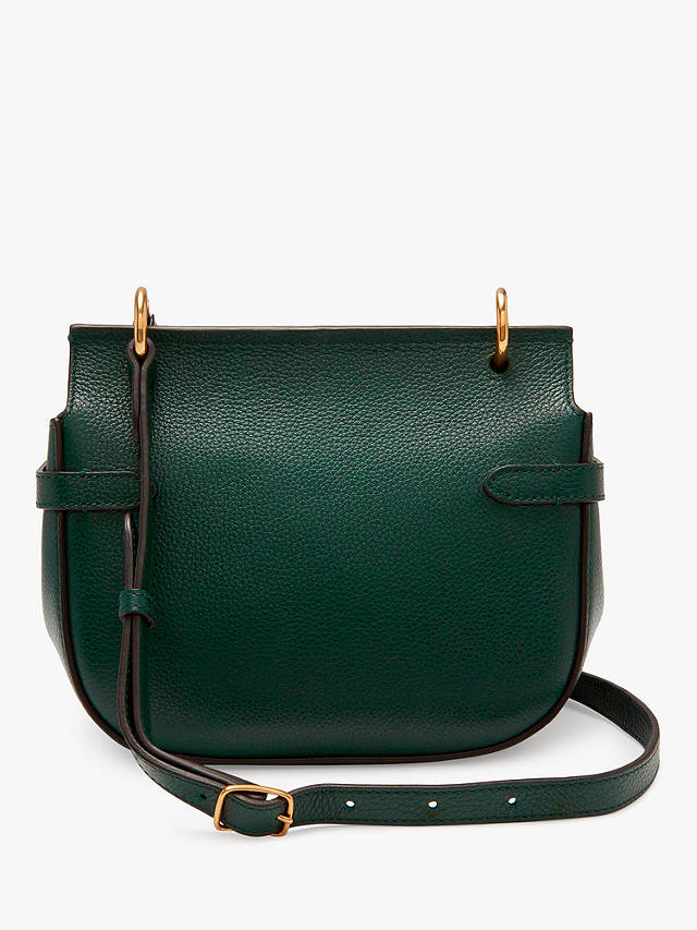 Mulberry Small Amberley Small Classic Grain Leather Satchel, Mulberry Green