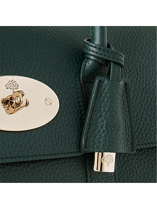 Mulberry Bayswater Heavy Grain Leather Handbag, Mulberry Green