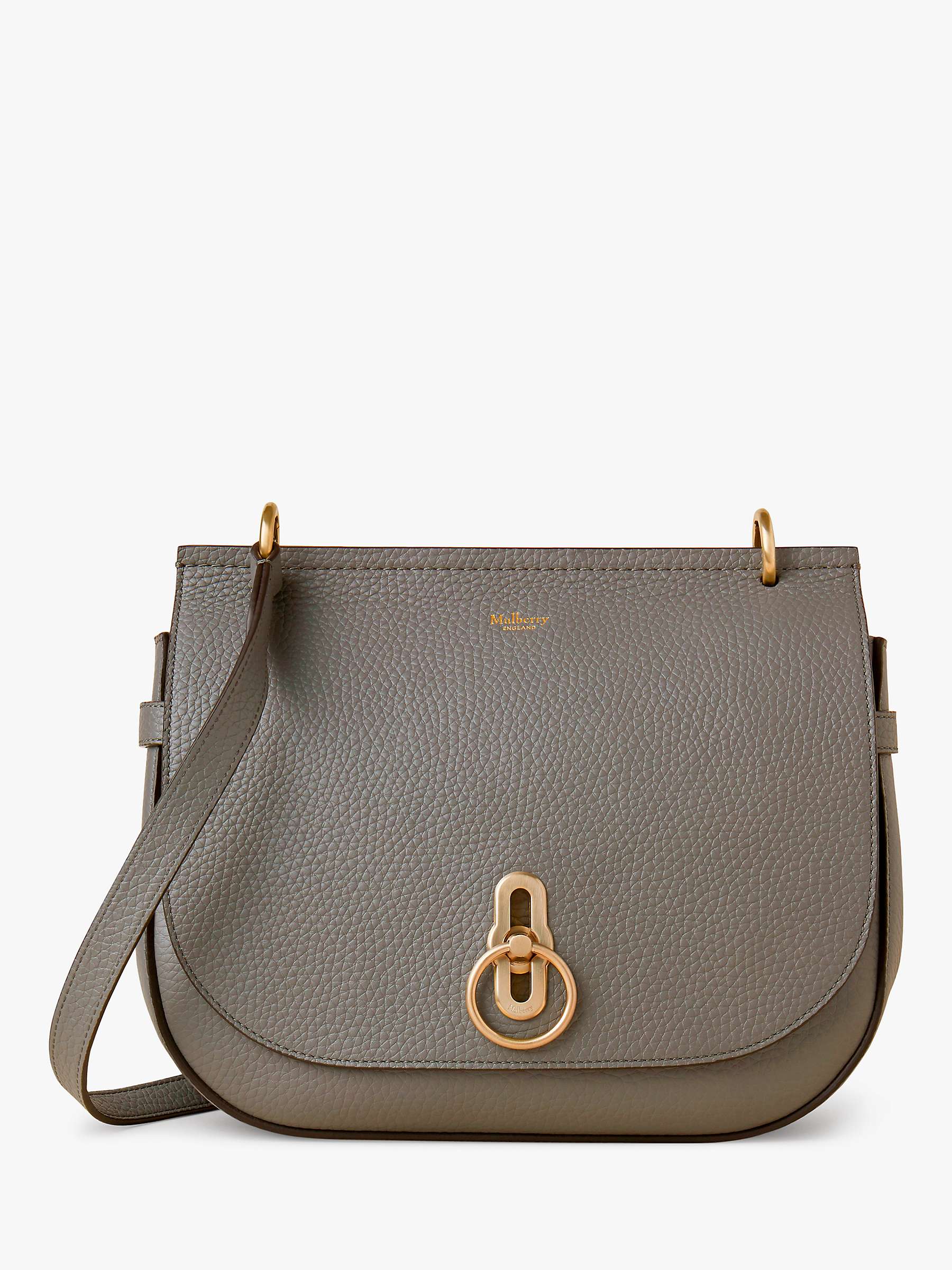Buy Mulberry Soft Amberley Heavy Grain Leather Satchel Bag Online at johnlewis.com