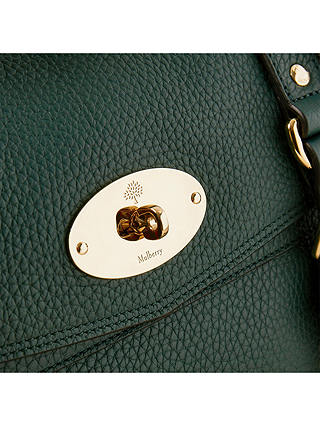 Mulberry Alexa Heavy Grain Leather Shoulder Bag, Mulberry Green