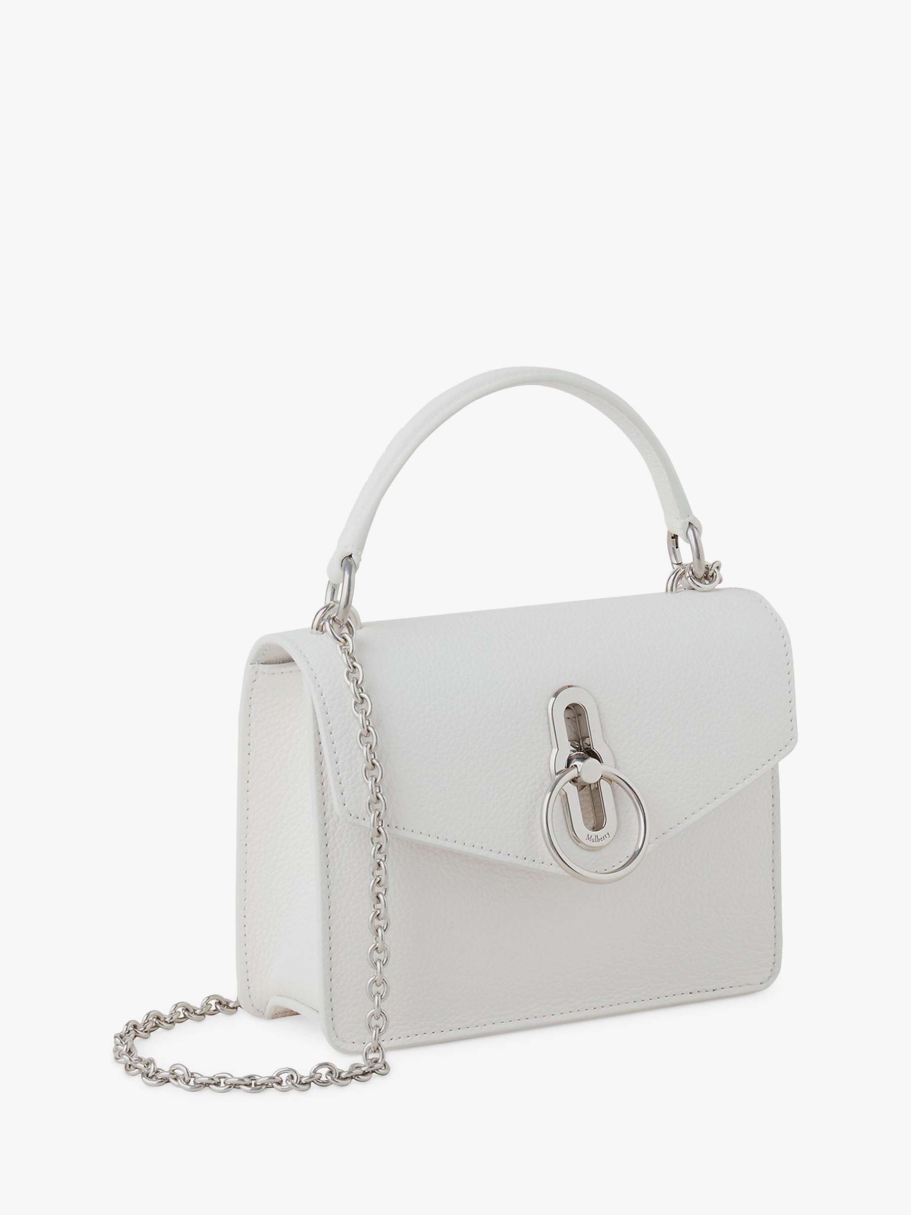 Buy Mulberry Small Amberley Classic Grain Leather Satchel Bag Online at johnlewis.com