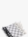 Skyline Chess New York City versus London Marble Board Chess Set