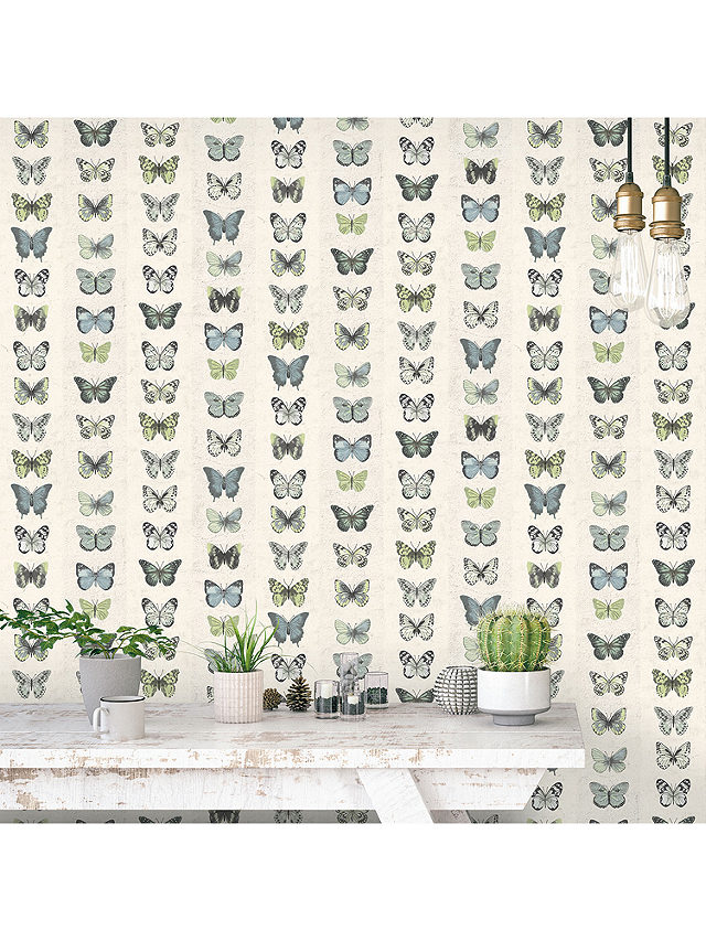 Galerie Jewel Butterflies Wallpaper, G67994