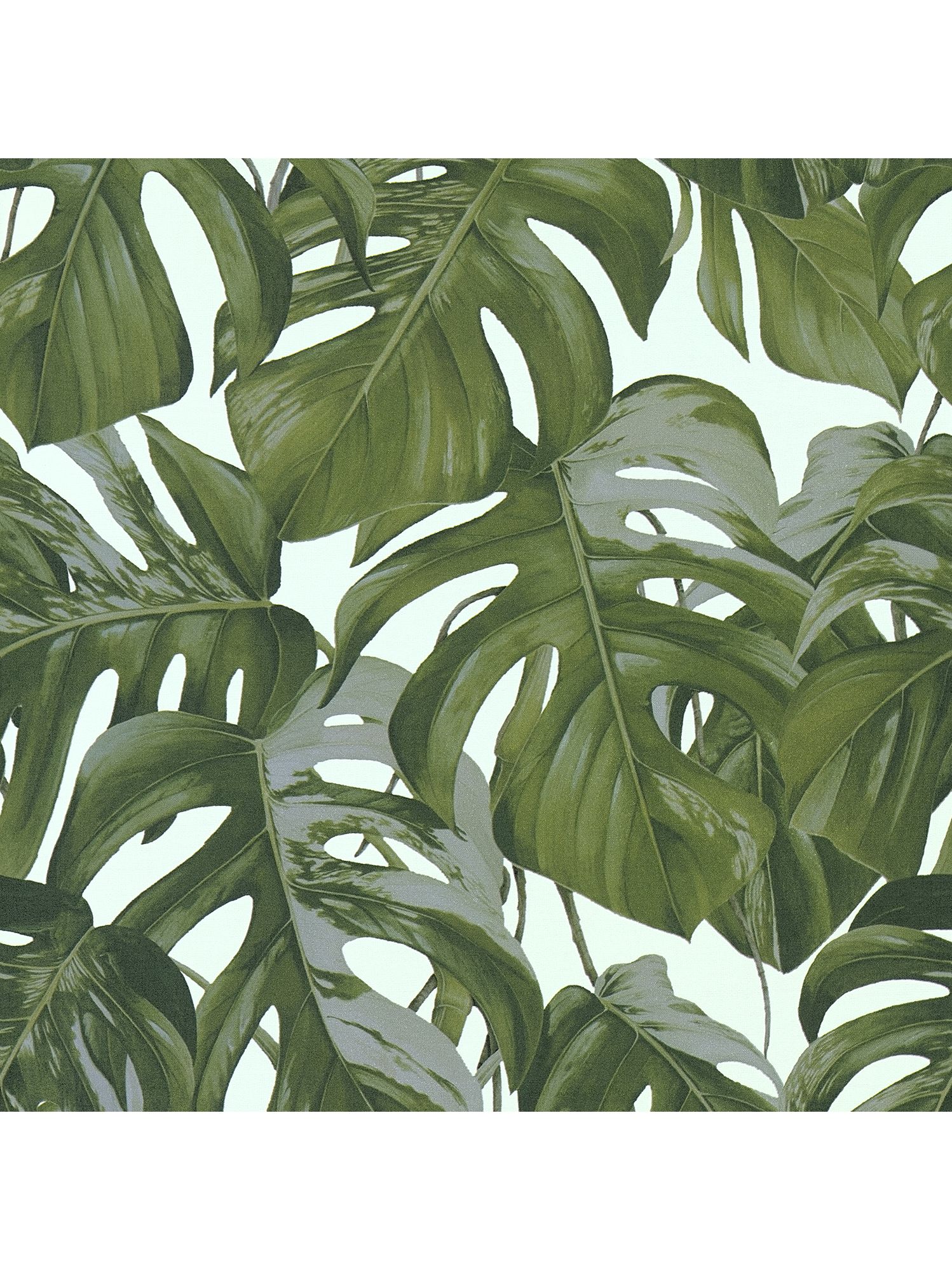 Galerie Tropical Leaf Print Vinyl Wallpaper at John Lewis & Partners