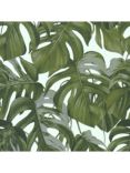 Galerie Tropical Leaf Print Vinyl Wallpaper