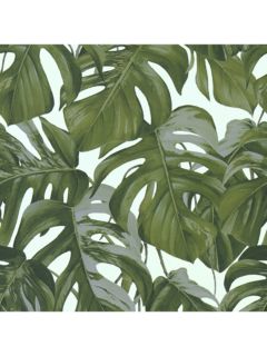Galerie Tropical Leaf Print Vinyl Wallpaper, ES31146