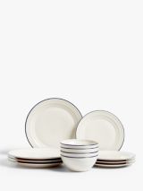 Buy Denby 12 Piece Cream Impression Cream Tableware Set from the Next UK  online shop