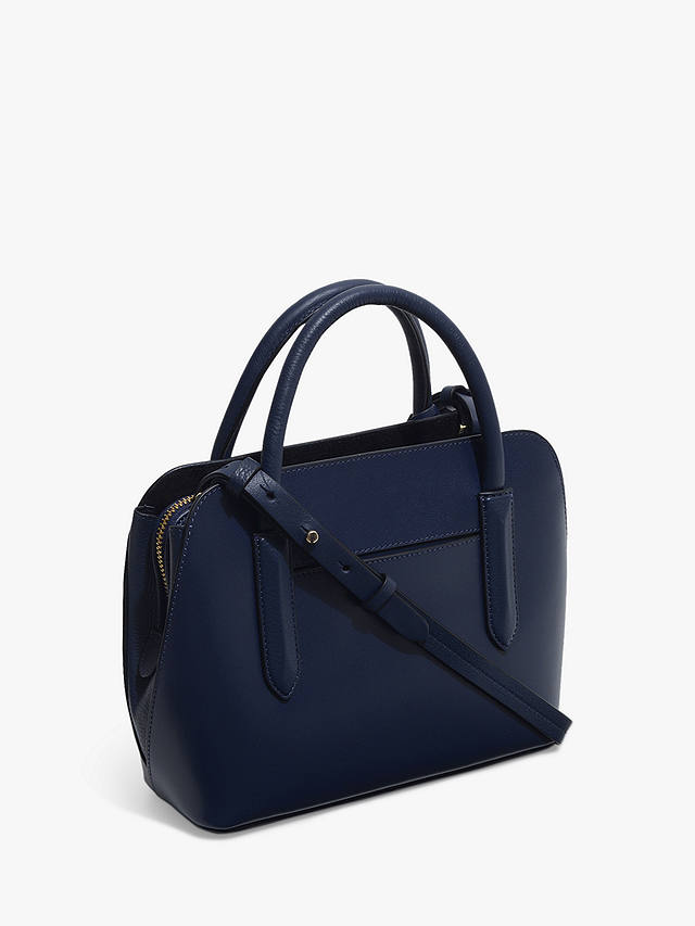 Radley Liverpool Street 2.0 Leather Small Multiway Bag, Navy