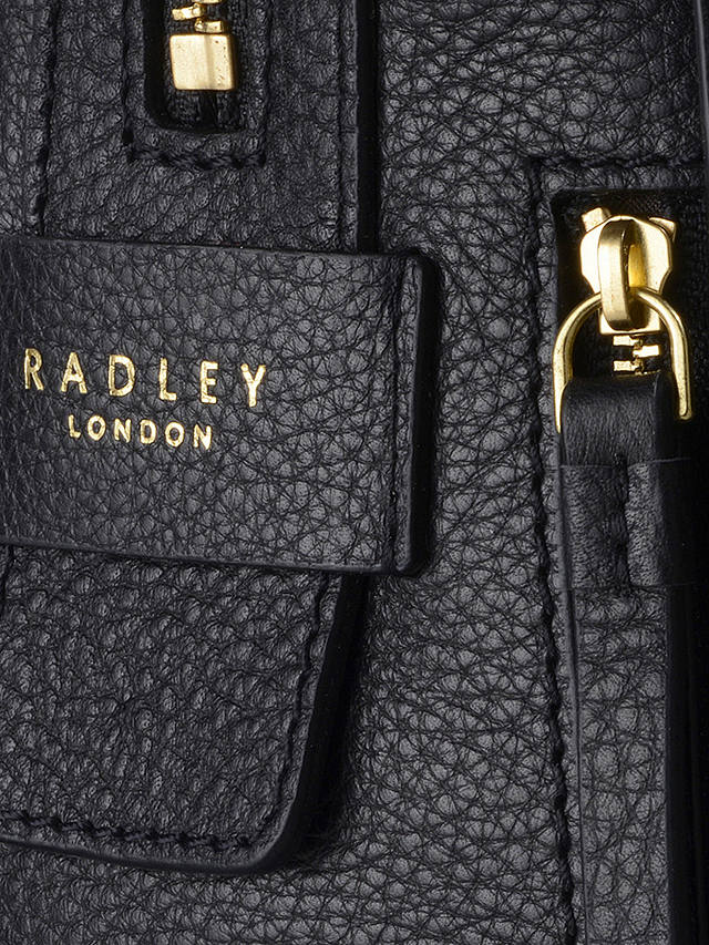 Radley Lorne Close Large Leather Backpack, Black
