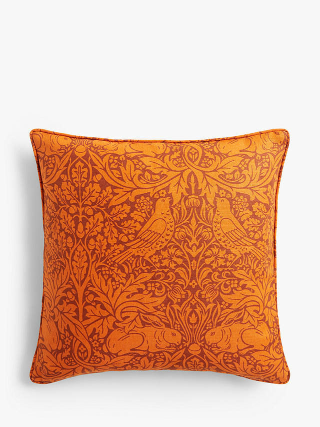 Morris & Co. Brer Rabbit Cushion, Burnt Orange