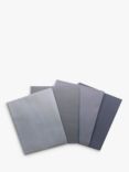 Visage Textiles Grey Fat Quarter Fabrics, Pack of 4, Multi