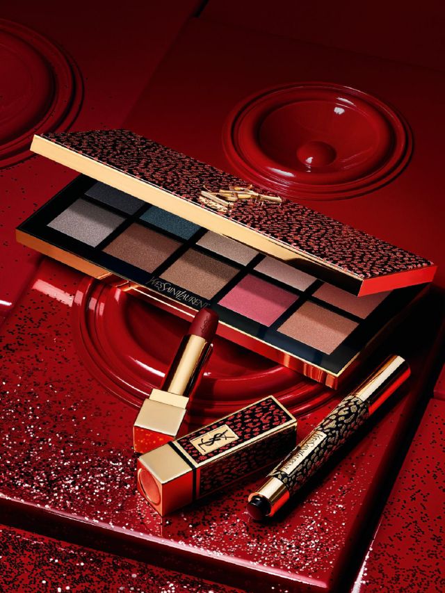 Yves Saint Laurent Rouge Volupté Shine Lipstick Holiday Collector ...