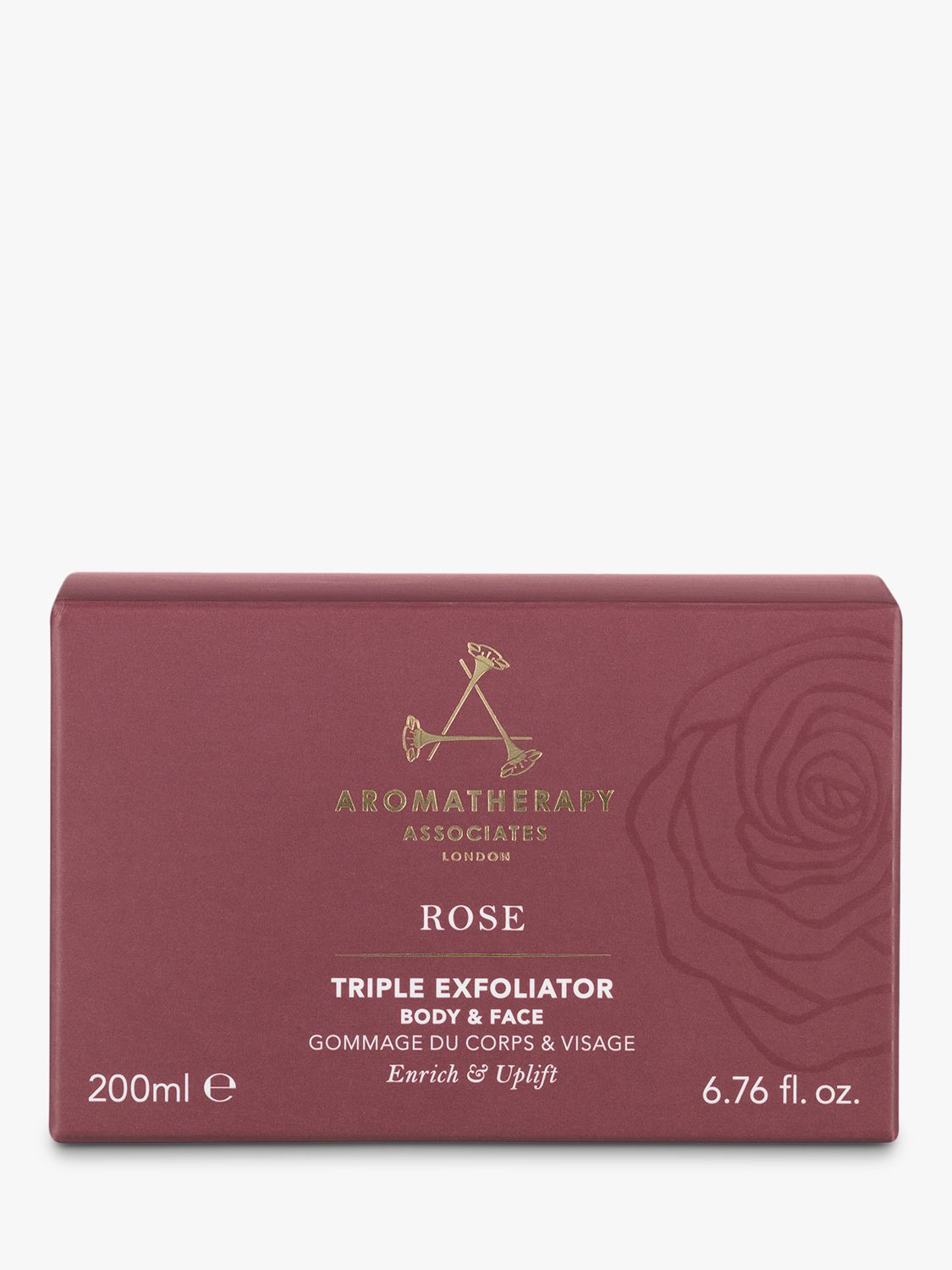 Aromatherapy Associates Triple Rose Body & Face Exfoliator, 200ml 3
