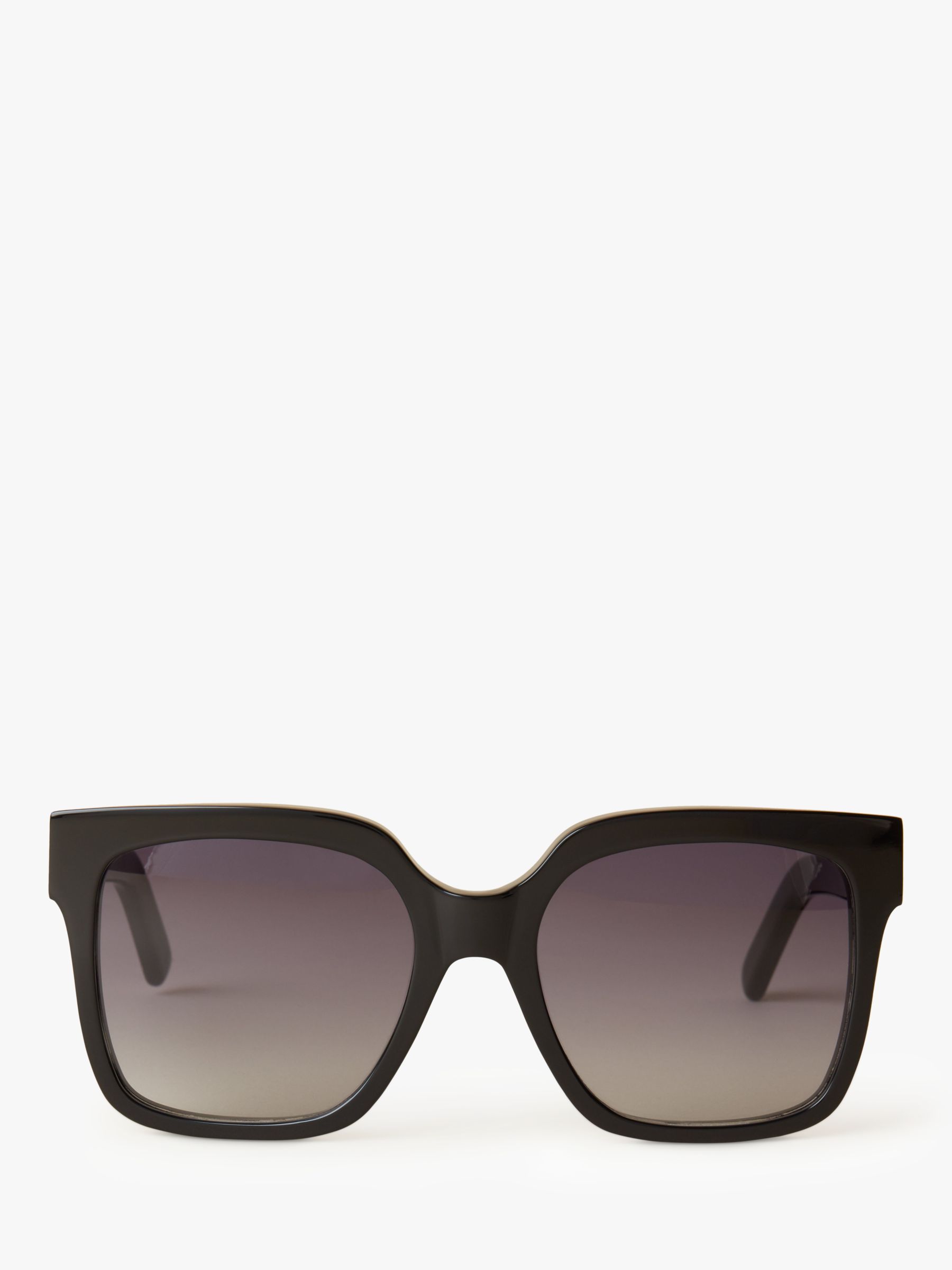 Mulberry Women's Portobello D-Frame Sunglasses, Black at John Lewis ...