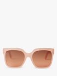 Mulberry Women's Portobello D-Frame Sunglasses, Light Pink