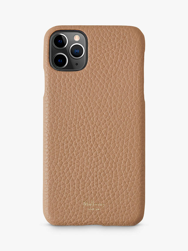 Mulberry Heavy Grain Leather iPhone 11 Pro Max Cover, Light Salmon